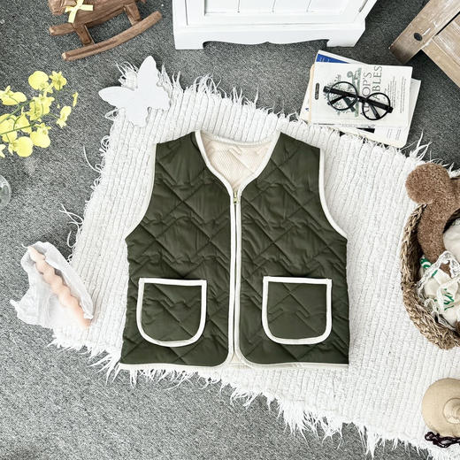 🔥校服搭档【马甲款-MUBENMI木本木米三明治棉服】始*鸟同款面料🔅 3M™新雪丽+🐑绵羊毛+ ♨️发热腈纶填充✔️三重保暖🔥 商品图4