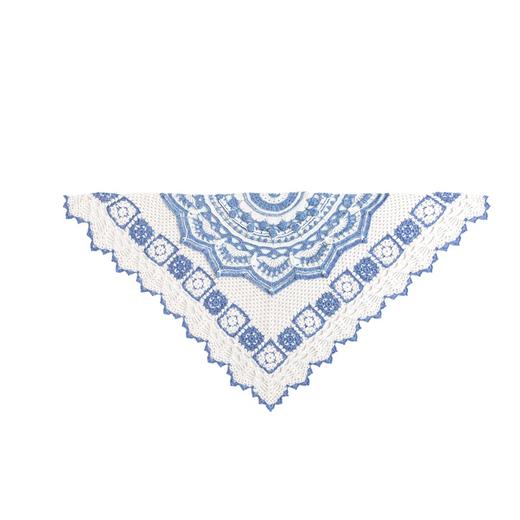 苏苏姐家青花玲珑披肩手工DIY编织钩针毛线团自制材料包 商品图4