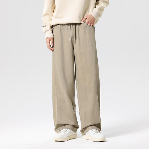 【莱赛尔】男士休闲裤25秋款柔软亲肤直筒裤潮流百搭青少年长裤K&C 商品图1