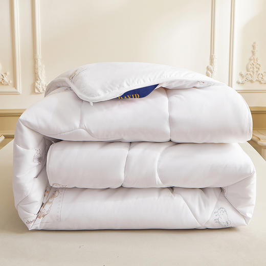 保罗大卫 亲肤透气保暖锁温抗菌羊毛被200*230cm 商品图6