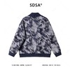 SDSA男士秋冬新款痞帅男装简约宽松植物花卉立领卫衣百搭时尚套头 商品缩略图4