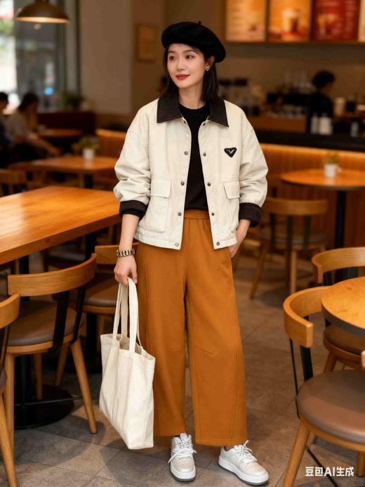 工装羽绒服 加绒卫裤  真皮板鞋 商品图0