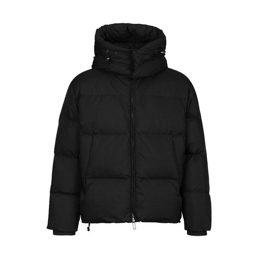 【超惠秒】Emporio Armani 男士满布字母logo 高充绒抗寒保暖可拆卸帽 羽绒服外套 12276 商品图0