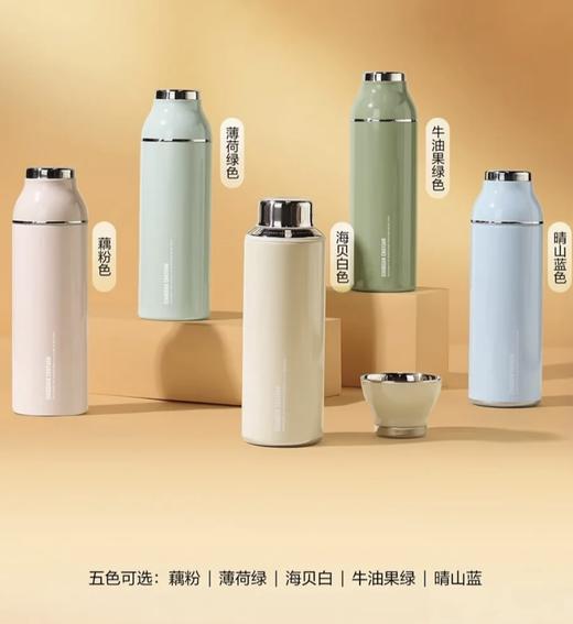 小罐茶园焖焖杯薄荷绿600ML大容量 商品图3