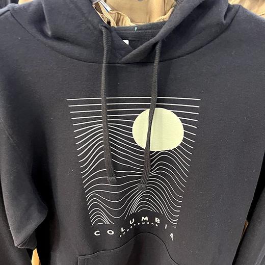 Columbia/哥伦比亚 男士棉混纺内加绒袋鼠兜保暖抽绳连帽卫衣 商品图2