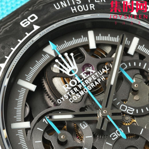 超轻 超轻 超轻！夜光神器！劳力士 Diw迪通拿碳纤维系列 改装迪通拿镂空款 高端改装4130机 男士腕表 镂空碳纤维迪通拿（超级夜光壳定制版） 商品图2