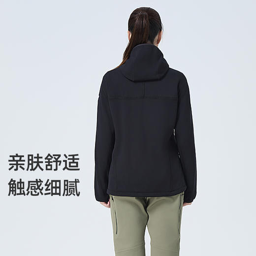 +【乐粉专属】SCALER思凯乐户外纯色连帽抓绒衣外套卫衣保暖舒适 F5215231 商品图1