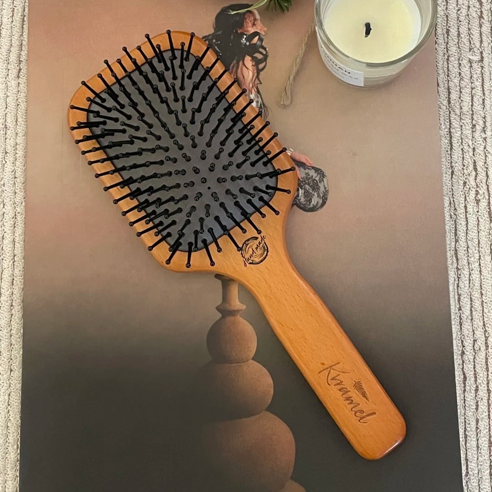 krramel 榉木防静电气垫梳大方梳礼盒