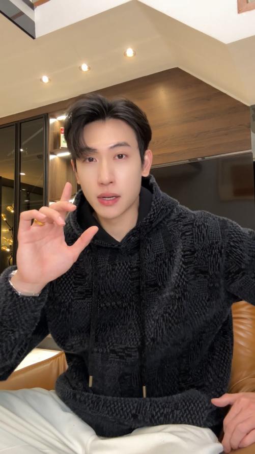 WY1309SDSA男士秋冬新款痞帅男装潮牌抽绳绒毛抽绳连帽卫衣百搭套头上衣 商品图0