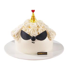 墨镜酷酷【动物奶油生日蛋糕W】
