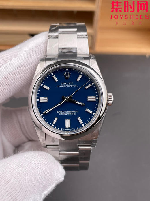 VS劳力士蚝式恒动36系列126000 VS恒动36mm VS恒动36 蓝色盘 板链 丹东3230机 904L钢 男士腕表 小手腕福音 商品图2