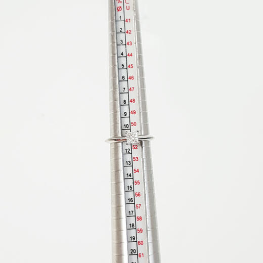 【95新】Tiffany & Co.蒂芙尼Pt950铂金0.48ct方钻钻戒51号271025TJ23 商品图3