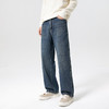 复古直筒牛仔裤男2025秋款宽松经典水洗日常通勤青少年长裤男K&C 商品缩略图5