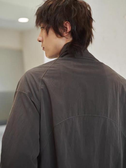 共和GongheRepub/GH24040/暮紫茧型高领夹克 商品图4