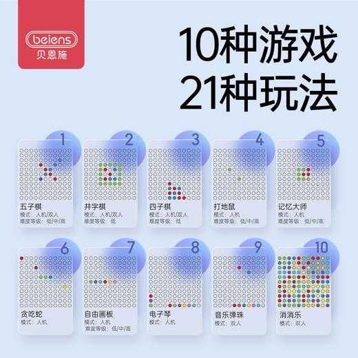 贝恩施五子棋智能棋盘多功能AI电子多合一儿童早教启智玩具 商品图3
