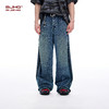 BJHG不计后果美式复古牛仔裤子男款秋季2025新款潮牌高街直筒裤女 商品缩略图3