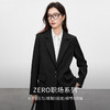 【内购】气质通勤平驳领带肩垫单排扣装饰盖袋宽松西装外套-143X56552 商品缩略图1