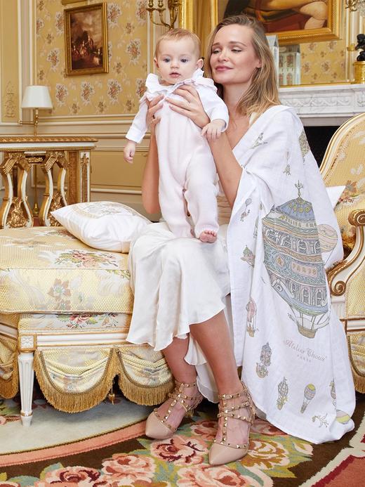 法国Atelier Choux 新生儿包巾口水巾床笠围嘴宝宝礼物高端礼盒装 商品图2