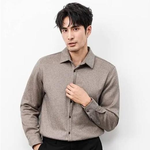 雅鹿仿毛呢衬衫｜简约舒适，上身就是满满质感 商品图0