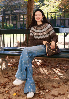 驴家 25秋冬新款 滑雪系列费尔岛毛衣(TM)