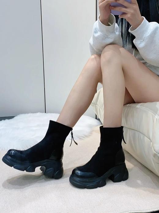 JEHURFIE瘦瘦靴来了 纪华菲⁣秋冬买的靴子！‭显瘦！‪显腿长！⁢搭配大衣、裙子、‪短外套、长风衣全部都很好看！！AB23688 商品图1
