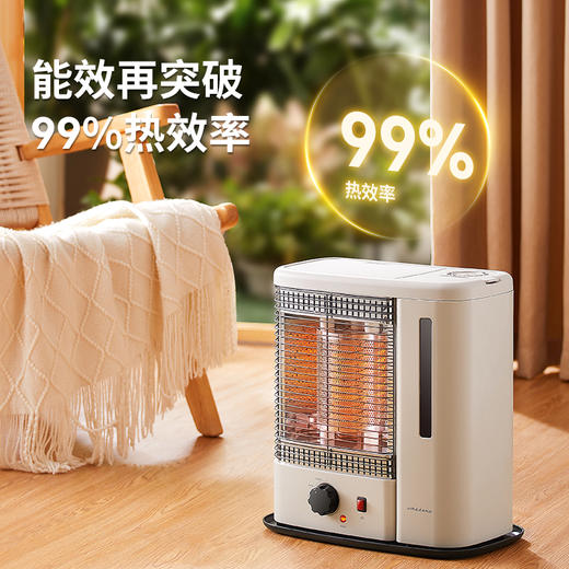 48小时发货【amadana远红外热加湿电暖器-HFU02】远红外暖光温暖整个冬天~陶瓷镍铬发热体，寒气即刻驱散，热雾补湿，温润过冬美美哒~发热黑科技，省电60% 商品图2