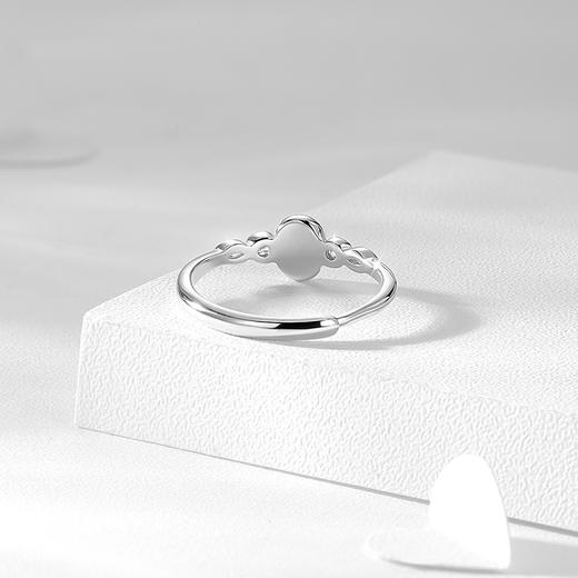 卡蒂罗KADER  甜心之梦女戒 925银甜美俏皮可爱少女心设计感椭圆形可调节单戒 简约百搭守护美好 商品图4