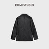 ROMI STUDIO“棕标甄选”100%羊皮肌理感西装版皮衣外套RW24WWG0380 商品缩略图8