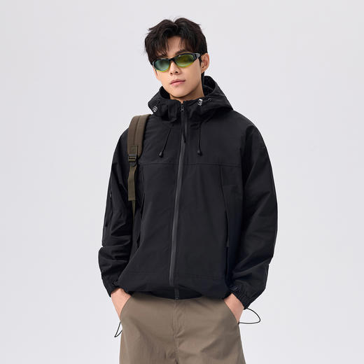 25秋款男士连帽夹克户外登山运动外套宽松时尚百搭青少年上衣K&C 商品图4