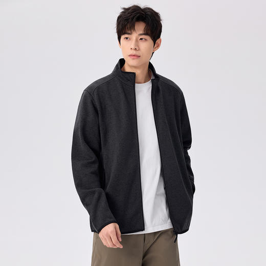 gxg.jeans男装 25冬款男士立领夹克【内里磨毛】挺括校园通勤百搭青少年外套男K&C 商品图5