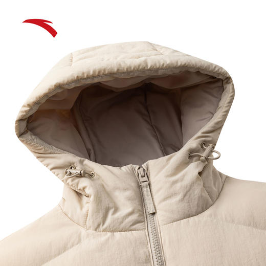 安踏男外套2025冬季新款连帽时尚宽松保暖运动羽绒服152548919N 商品图2