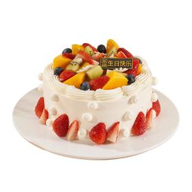 璀璨果香【动物奶油生日蛋糕W】
