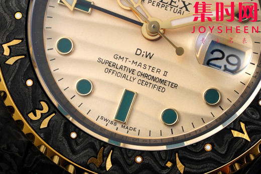 劳力士 DIW游艇碳纤维系列 改装游艇名仕GMT-Master II V3版 男士腕表 商品图4