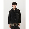 GXG男装 撞色绣花牛仔衬衫通勤男休闲外套长袖上衣 2025秋季 商品缩略图2