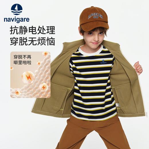 【纳维凯尔】【120-165】意大利小帆船男女童摇粒绒外套 商品图4