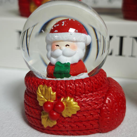 45#圣诞袜水晶球旋转音乐盒圣诞礼物-纪念日百货门店同款167447525 商品图2