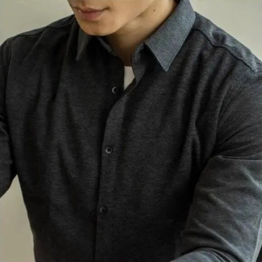 雅鹿仿毛呢衬衫｜简约舒适，上身就是满满质感 商品图3