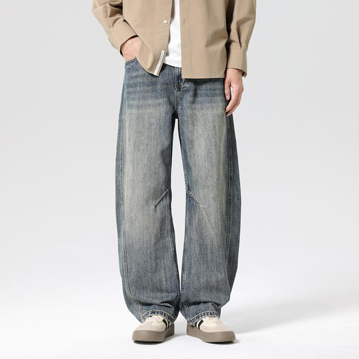 【弯刀裤】男士牛仔裤25秋款时尚潮流日常出街百搭青少年长裤K&C 商品图7