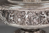 独角鹿西洋古董19世纪法国LEBRUN工坊出品古典天使奏乐主题镀银精雕双耳带盖餐盅 商品缩略图6