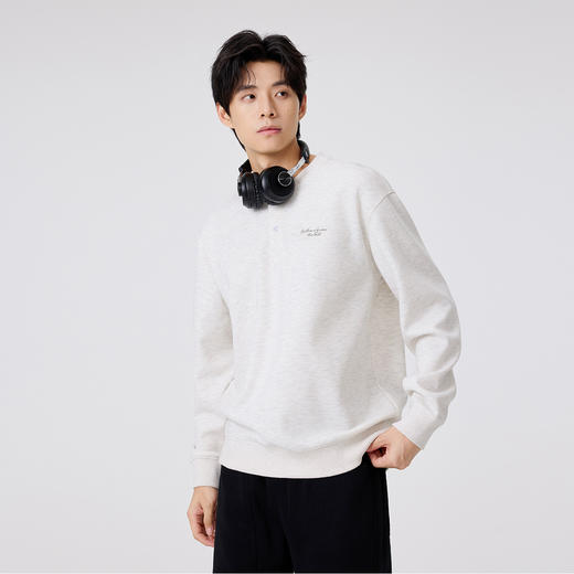 gxg.jeans男装【爆款热卖】男士卫衣25秋款舒适亲肤日常百搭外穿内搭打底衫男K&C 商品图3