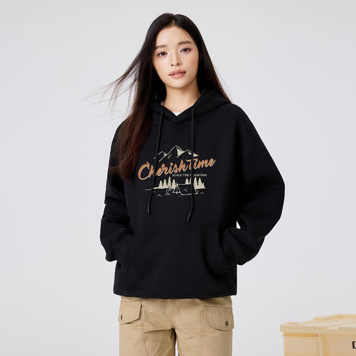 gxg.jeans男装2025秋款男士连帽卫衣宽松休闲百搭显瘦日常情侣款上衣外套K&C 商品图3