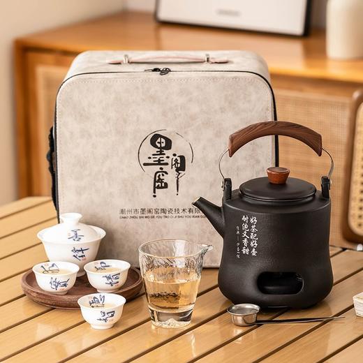 将军壶套装/户外围炉煮茶炉子烧水提梁壶功夫茶壶煮茶器煮茶炉茶具 商品图3