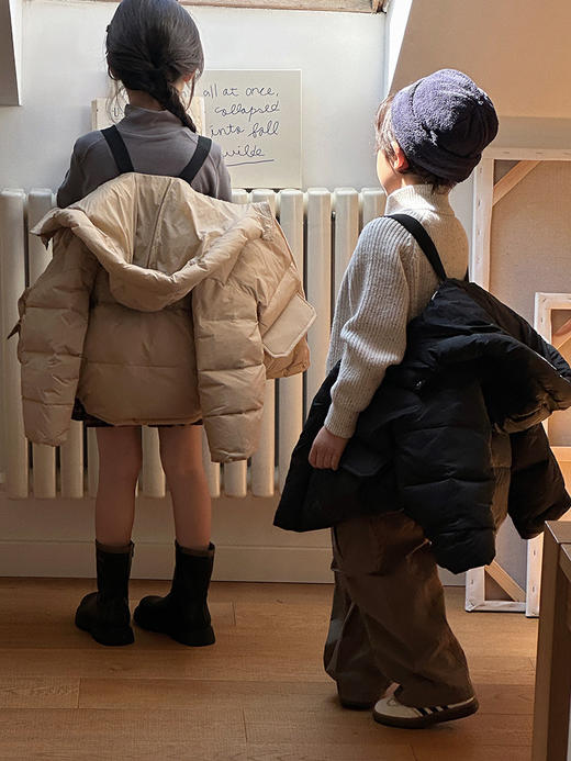 【从小穿到大的胖胖象巨巨巨巨巨厚羽绒服‼️79.9起抢】新国标90白鸭绒大朵绒连帽保暖110-160码聚 商品图2