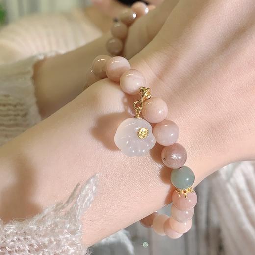 【平安喜乐】卡蒂罗KADER 猫爪蜜桃手串 925银新中式国风甜美浪漫可爱猫爪守护好运满满诸事顺利 商品图2