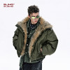 BJHG不计后果座山雕棉服外套男款冬季潮牌翻领大毛领防寒服棉袄女 商品缩略图2