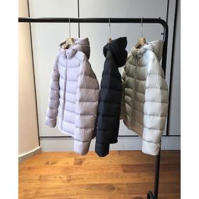 鱼骨羽绒服！ 510T超高密！2025显瘦有型保暖连帽90白鸭绒羽绒服!