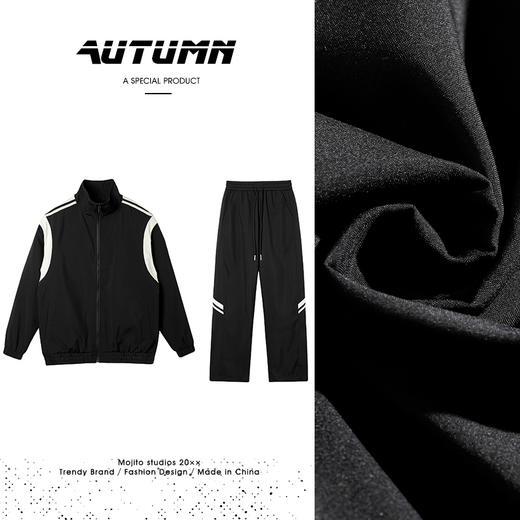 NICESELF 拼接撞色运动套装，男女同款，上班通勤、户外运动、居家穿都出错 商品图2