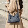星期六复古牛仔大容量单肩包SSD521A0GY 商品缩略图1