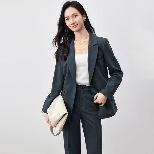 【内购】时尚通勤经典修身西装九分裤套装-151Z80073X 商品图2