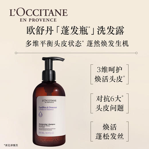 【保税】欧舒丹(L'OCCITANE)5合1菁纯平衡洗发露新版（蓬发瓶）500ml 商品图1